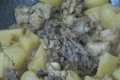 Make Potato chicken step 5