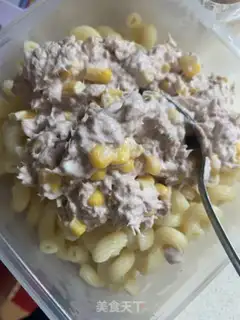 Make Eat fish and corn pasta step 3