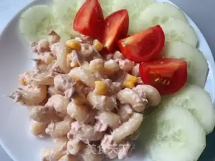 Make Eat fish and corn pasta step 4