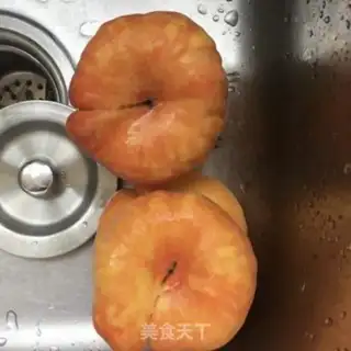 Make Peach cans step 1