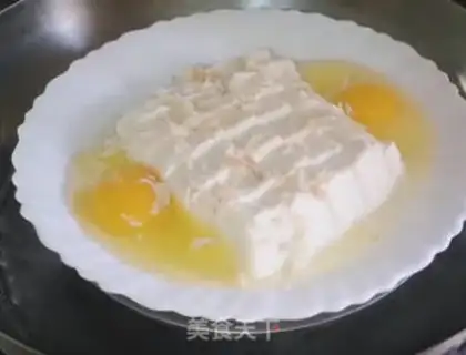 Make Egg tofu step 1