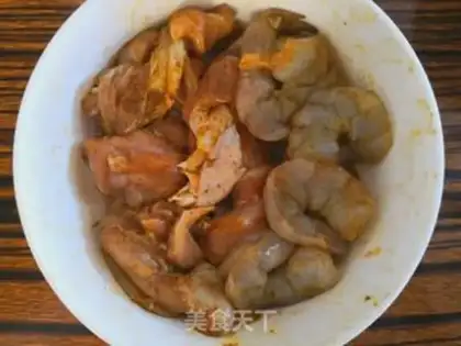 Make Sea and land curry step 0