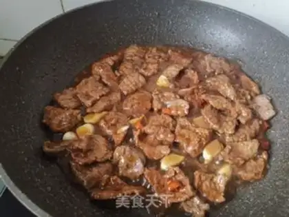 Make Black pepper beef step 4