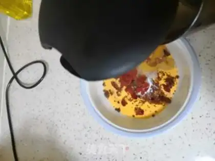 Make "Red sugar." step 2