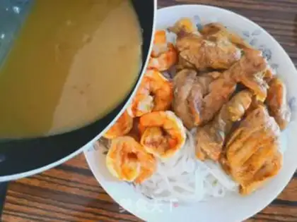 Make Sea and land curry step 4