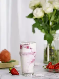 Make Peachberry ice cream step 2