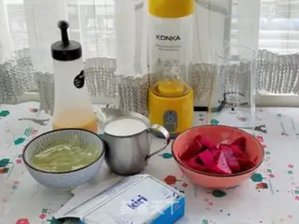 Make Flamingo cheese step 0