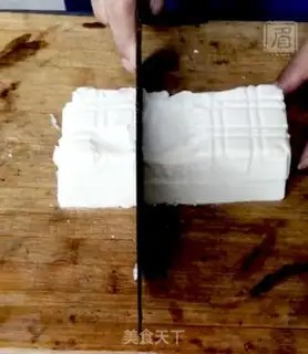 Make Shrimp tofu step 1