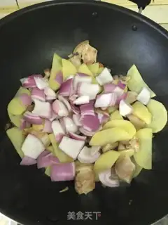 Make Onion potatoes back to the pot step 9