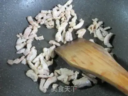 Make Five flowers, beans, tofu step 3