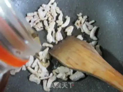 Make Five flowers, beans, tofu step 4