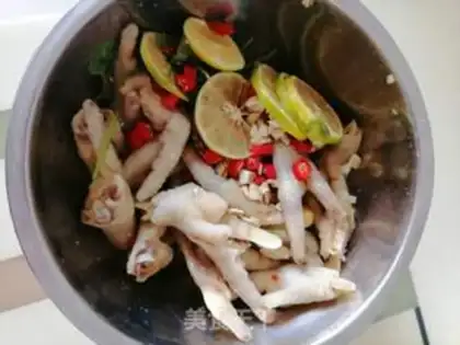 Make Sour chicken claws step 4