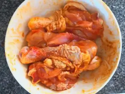 Make Chicken leg, New Orleans step 2