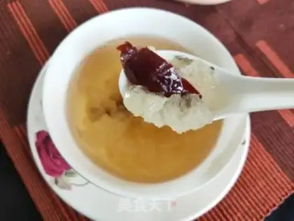 Make The silver spoon of red dates step 12