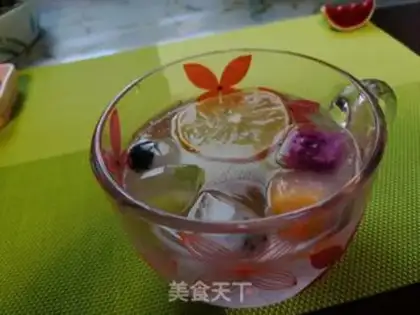 Make Colored fruit ice step 6