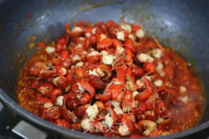 Make Garlic lobster tail step 14