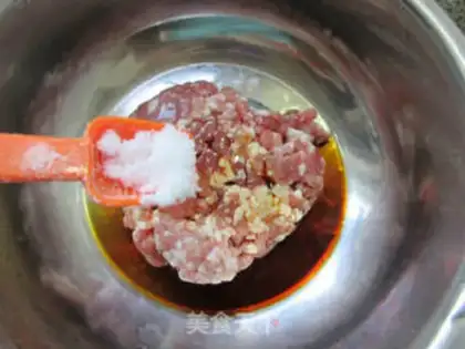 Make Carrot, bean dumplings step 7