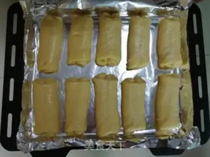 Make Chinese pumpkin bread step 9