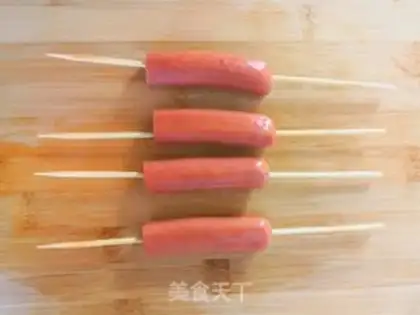 Make Cheese dog intestines step 5