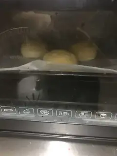 Make Soccer fork buns step 19