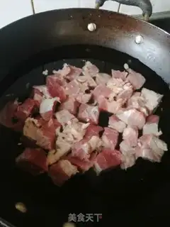 Make Red beef step 1