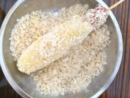 Make Cheese dog intestines step 9