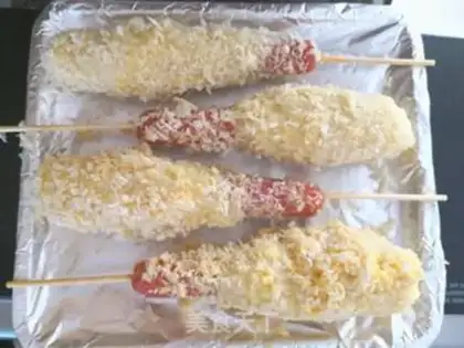 Make Cheese dog intestines step 10