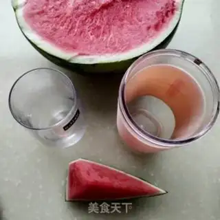 Make Homemade watermelon juice step 0