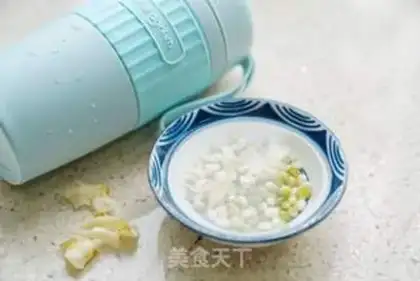 Make Lily green pea corn step 2