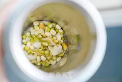 Make Lily green pea corn step 3