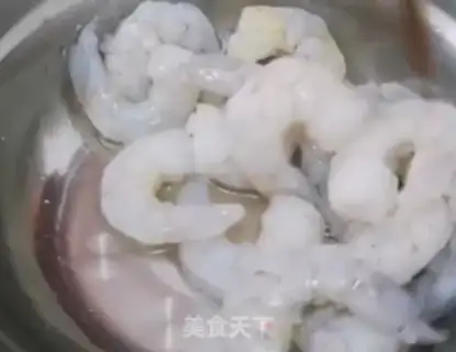 Make Celery and shrimp step 0