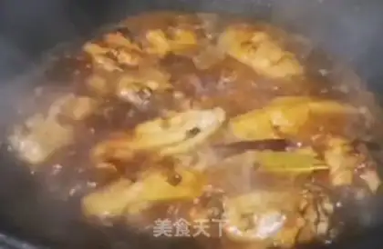 Make Red chicken wings step 4