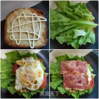 Make Bacon egg sandwich step 4