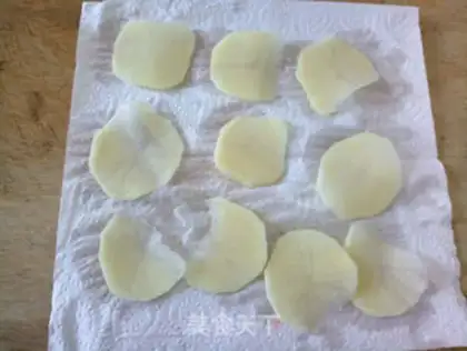 Make Air frying chips step 1