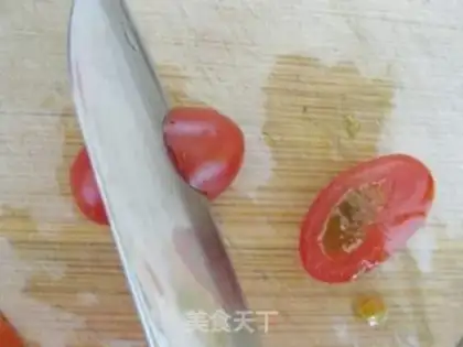 Make A simple plate of tomatoes step 10