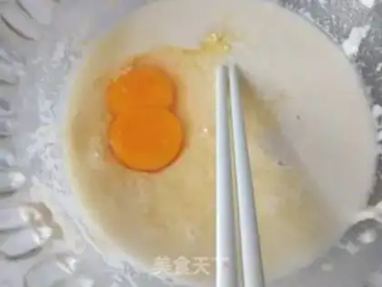 Make Wheat and omelette step 1