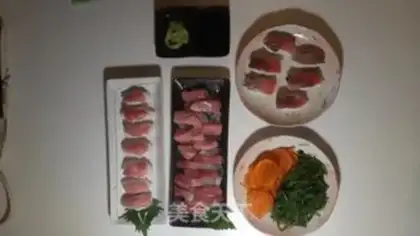 Make Blue flag tuna sushi step 5
