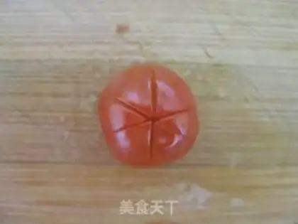 Make A simple plate of tomatoes step 14