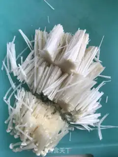 Make Vapouring needle mushrooms step 1
