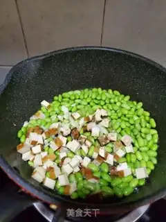 Make Scrambled and fried beans step 3
