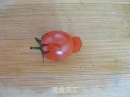 Make A simple plate of tomatoes step 20