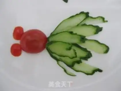 Make A simple plate of tomatoes step 21