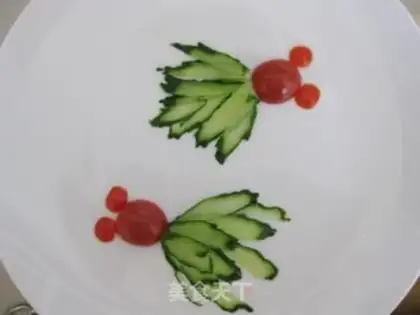 Make A simple plate of tomatoes step 22