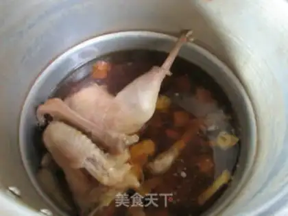 Make Qi-soon, hen soup step 8
