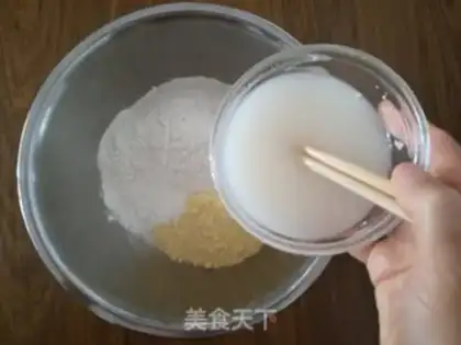 Make Corn pasta step 1