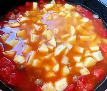 Make The onions of meat step 1