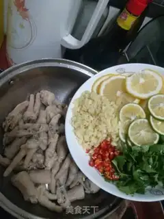 Make Lemon chicken claws step 5