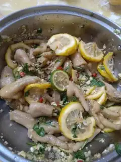 Make Lemon chicken claws step 6