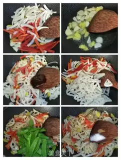 Make ♪ Dutch bean bean pepper fried ♪ step 4