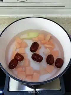 Make Black sugar, red potato soup step 4